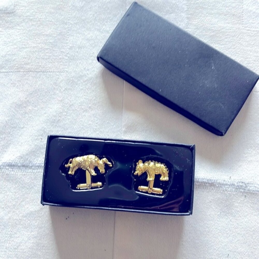 Buffalo and Bear Cufflinks
